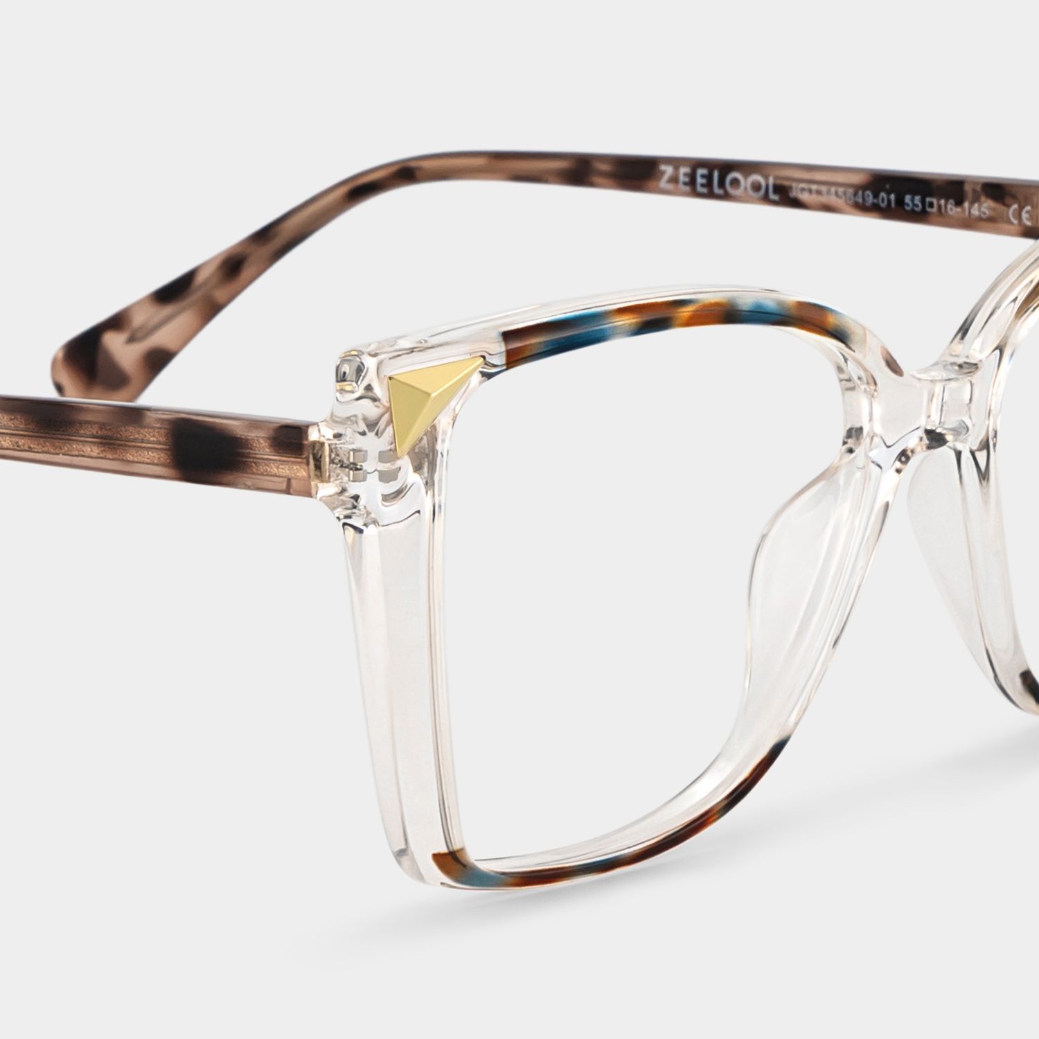 Clear Tortoise Shelia Butterfly Frame Glasses for Women