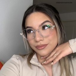 Felicia Cat Eye Clear Glasses9