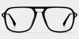 Kilworth Aviator Black Glasses1