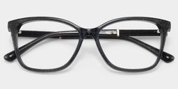 Finnian Square Black Glasses2