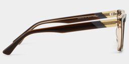 Henry Rectangle Brown Glasses4