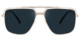 Arellano Gold Aviator Sunglasses0