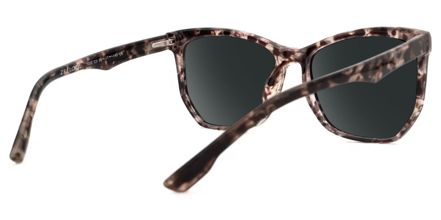 Libby Geometric Tortoise Sunglasses | Zeelool Glasses3