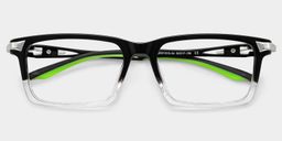 Orion Black Rectangle Glasses1