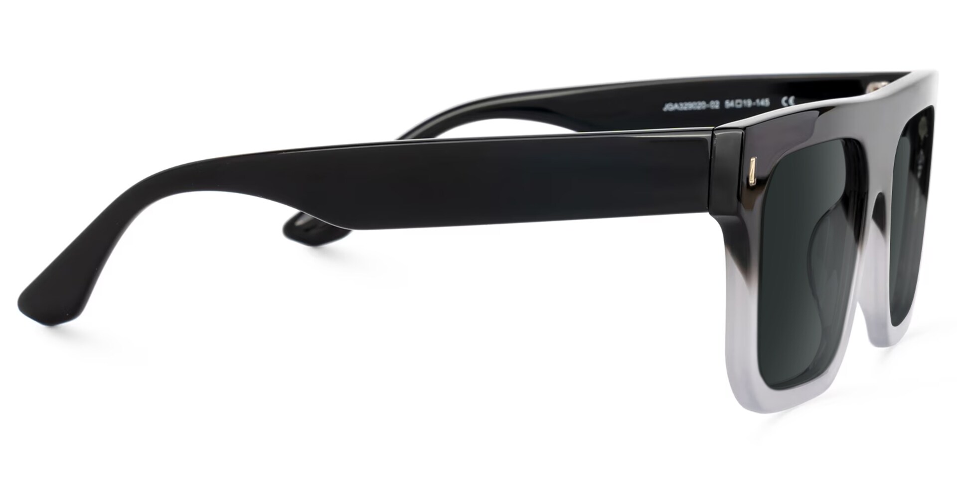 Square Reaux Black Gradient Sunglasses for Men2