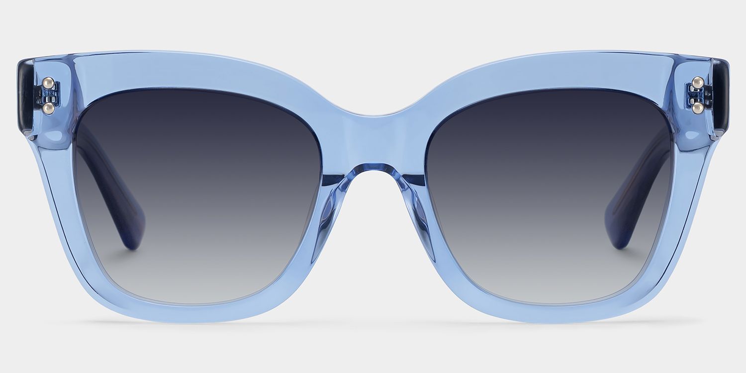 Affordable Blue Stella Butterfly Eyeglass Frames | ZEELOOL0
