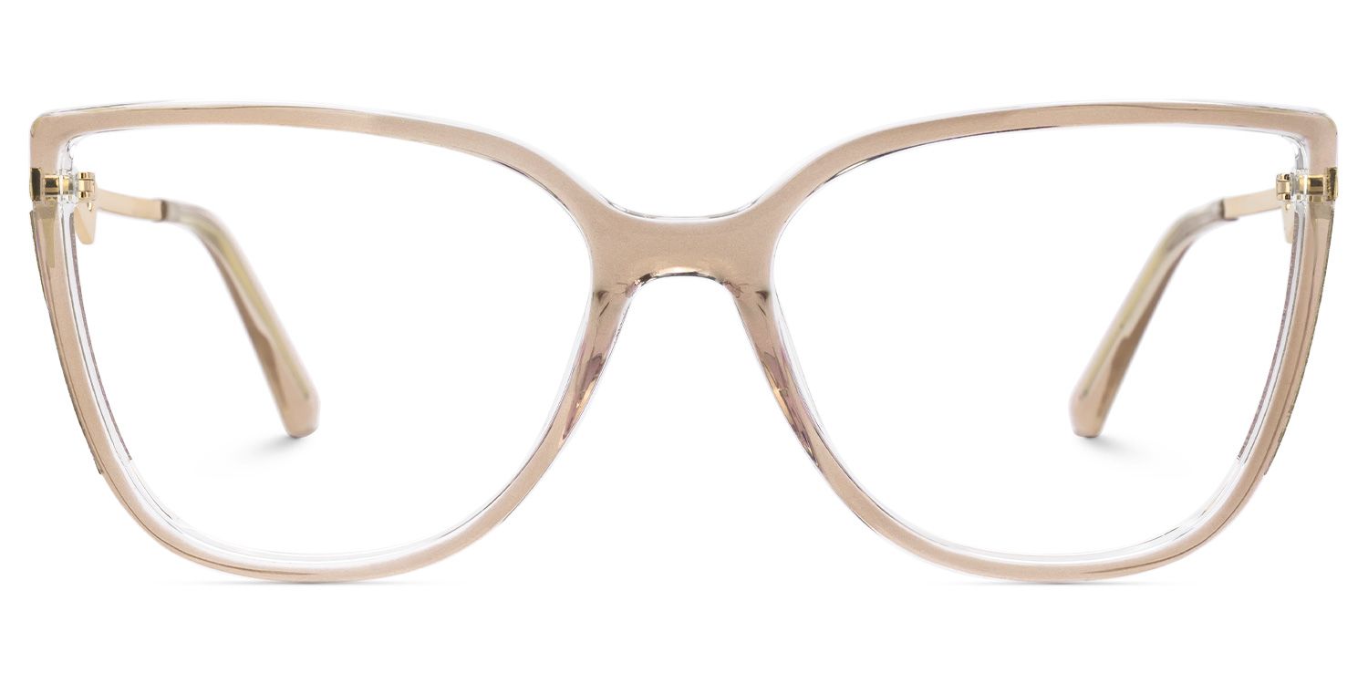 Spring hinges Celisa Eyeglasses, Celisa Two-Tone Glasses -Zeelool0