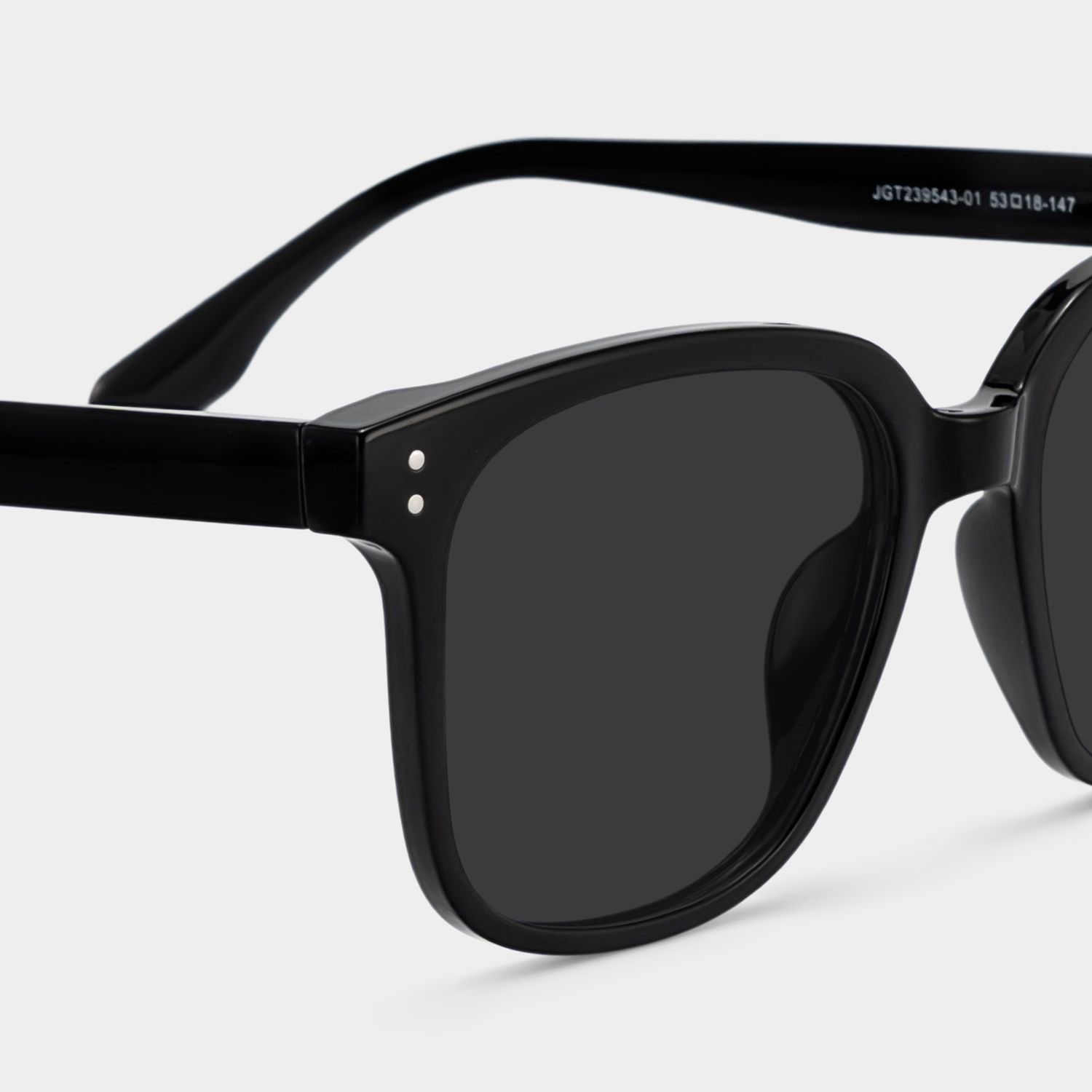 Oglesby Black Square Polarized Sunglasses for Driving | ZEELOOL4