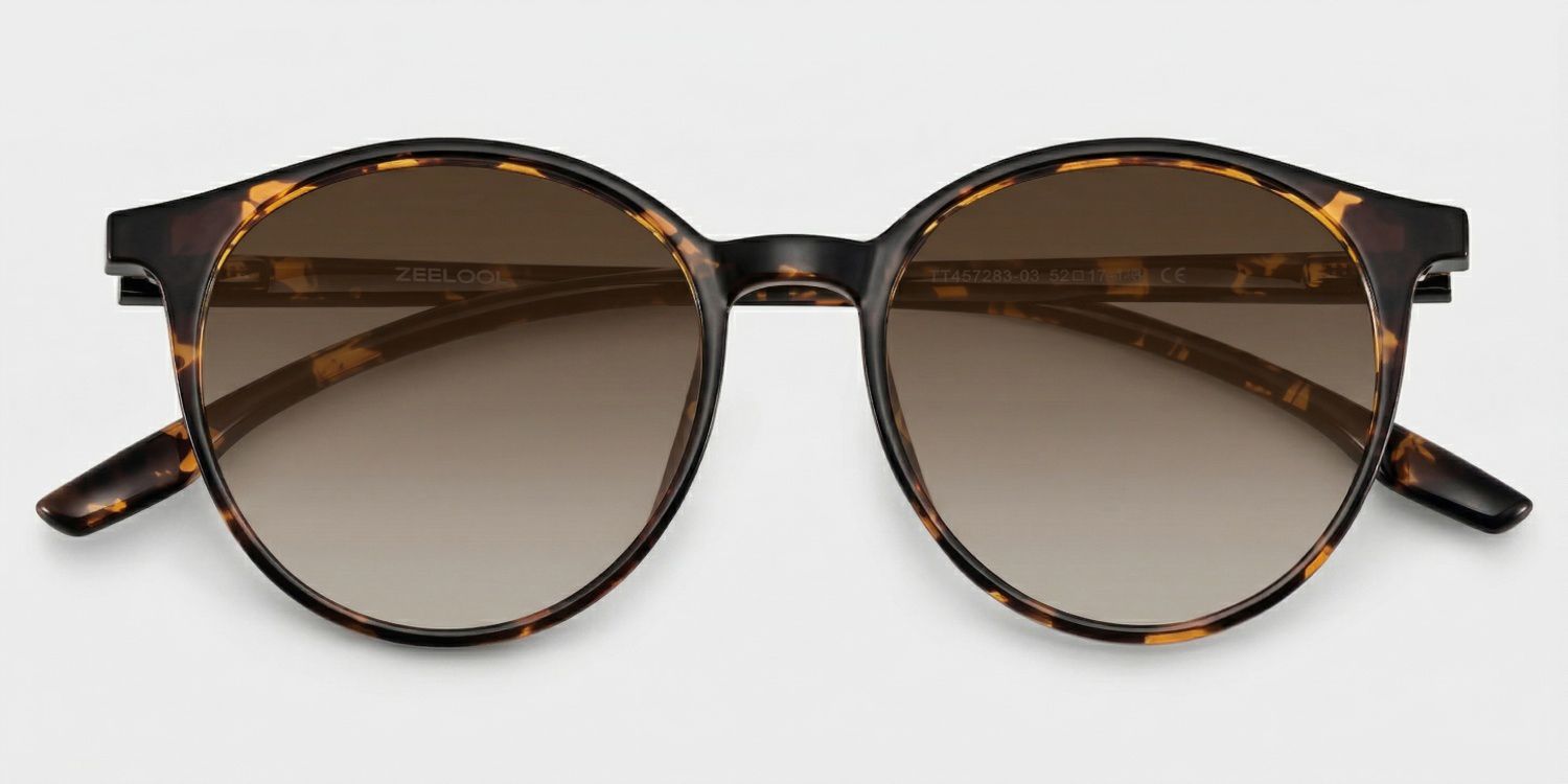 Blanco Round Tortoise Glasses | Zeelool Glasses1