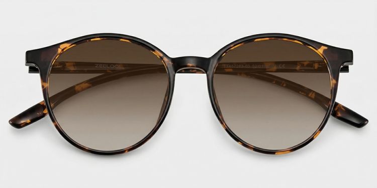 Blanco Round Tortoise Glasses