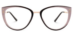 Jacques Cateye Two-Tone Glasses0