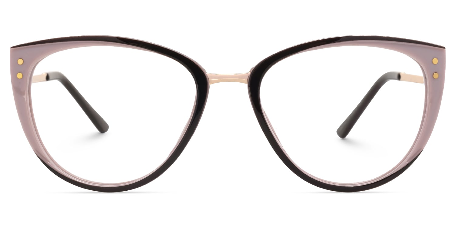 Jacques Cateye Two-Tone Glasses0