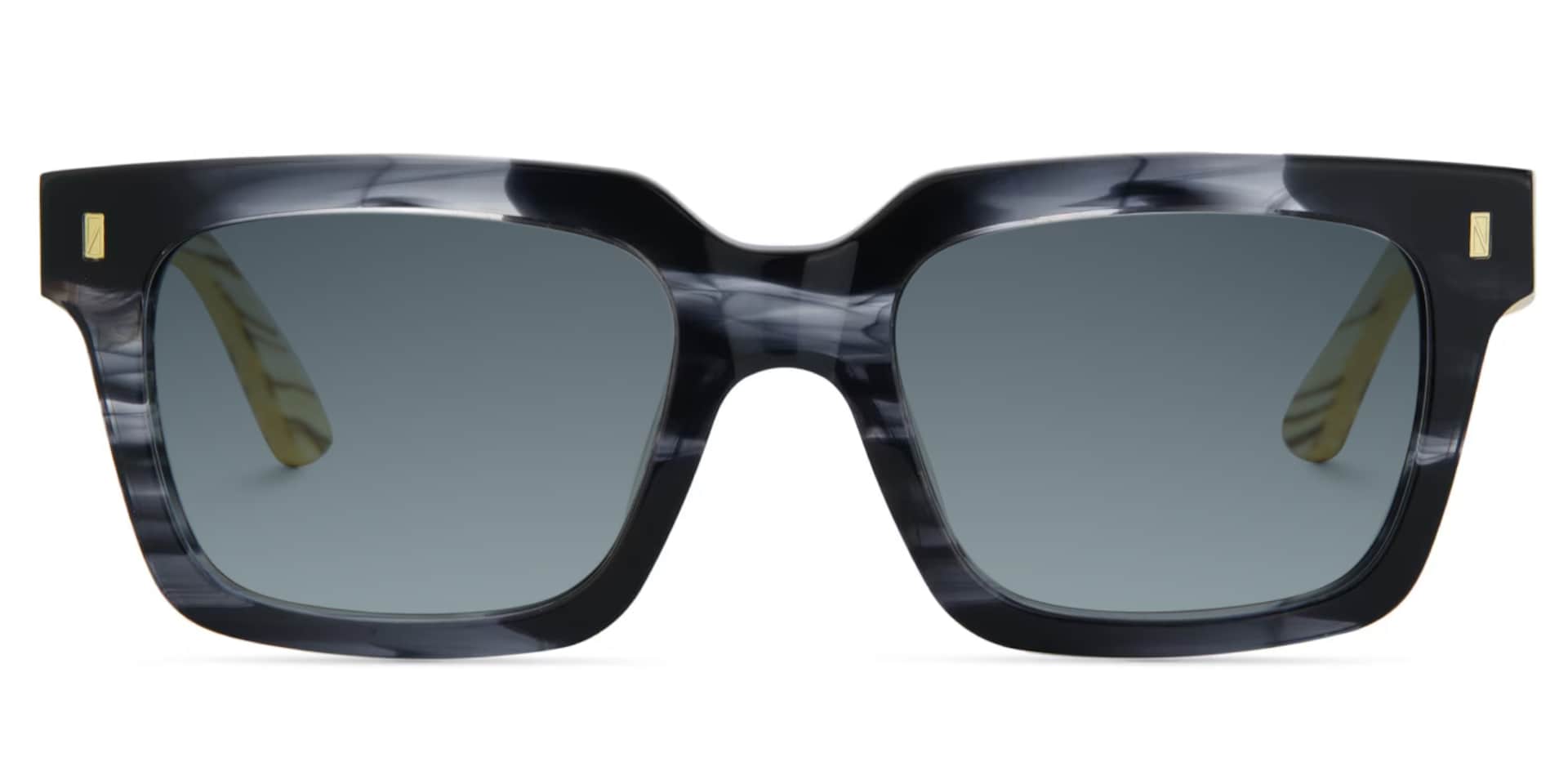 Smoke Grey Glasses With Wood Temples0