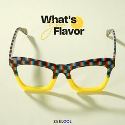 Benitez Square Yellow Glasses4