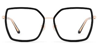 Jill Square Black Glasses0