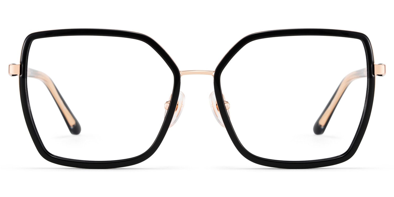 Jill Square Black Glasses