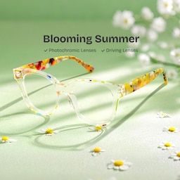 Jett Square Yellow Crystal Glasses0