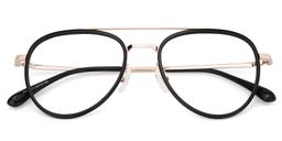 Serrano Avaitor Black Glasses1