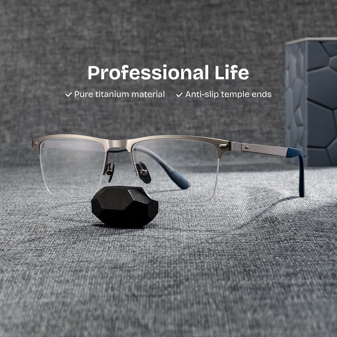 Brock Browline Silver Glasses2