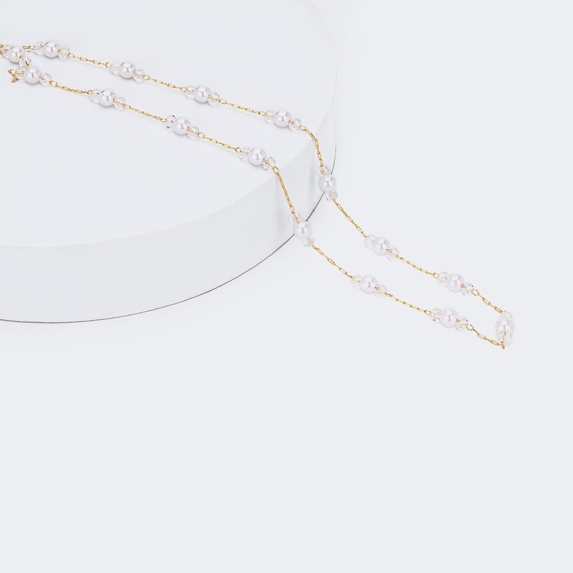 Stylish Elegant Pearl Gold Eyeglasses Chains