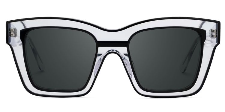 Legette Square Black Glasses