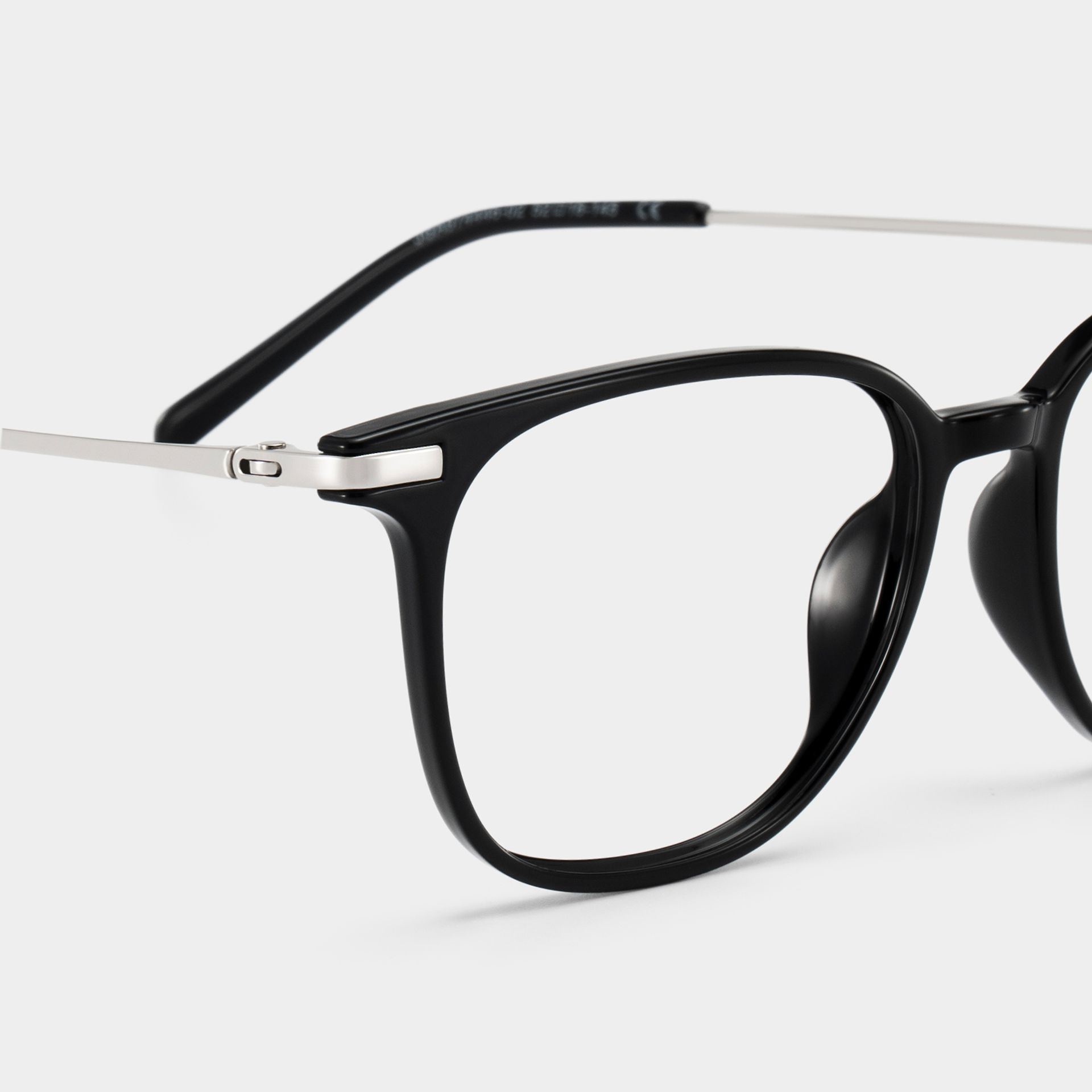 Florence Matte Black Rectangle Glasses with Lightest TR frame | ZEELOOL5