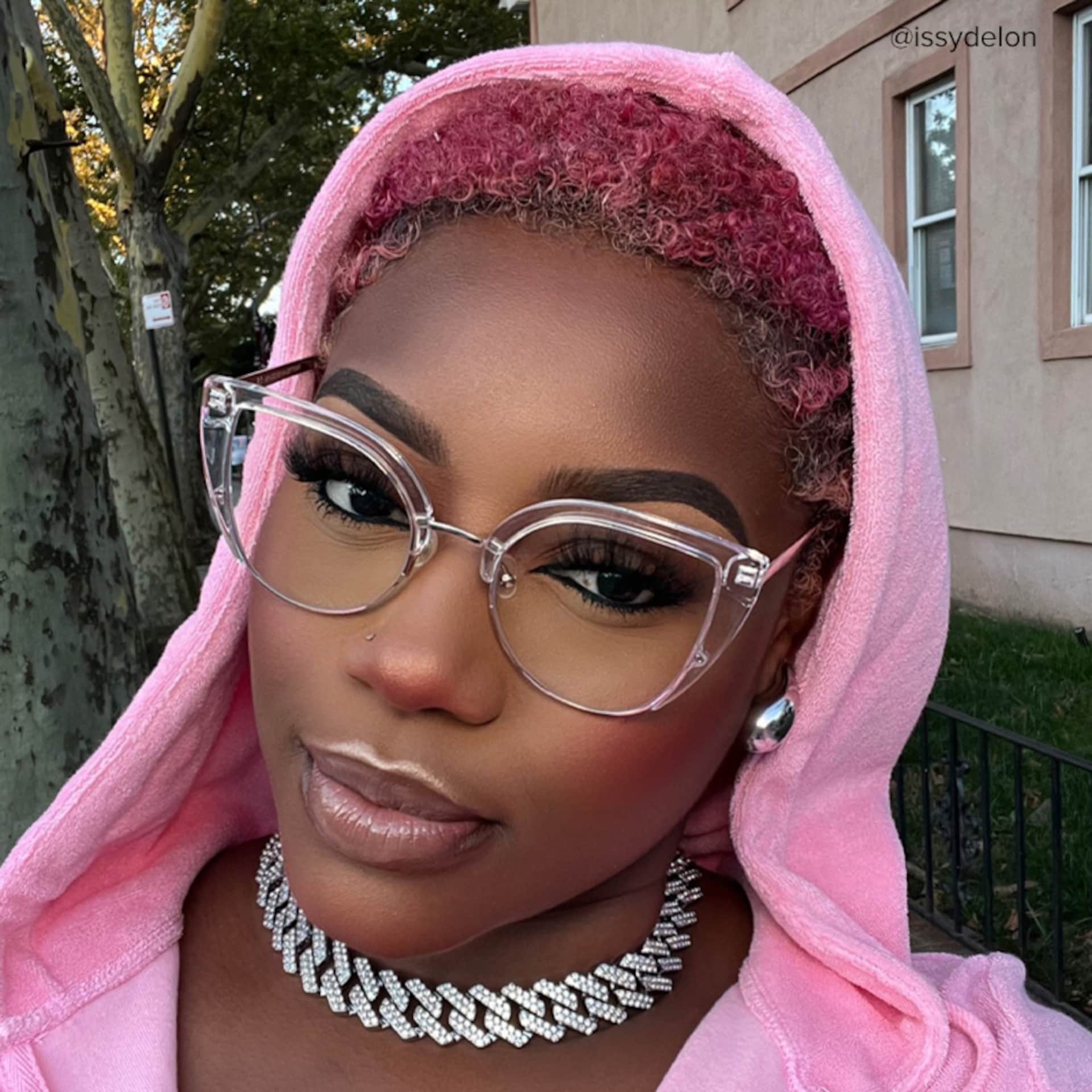 Brewer Cat-eye Crystal Eyeglasses and Glasses Frames4