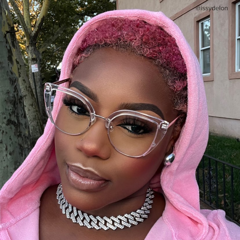 Brewer Cateye Crystal Glasses