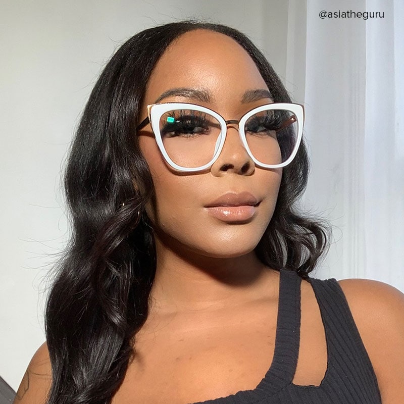 Ruiz Cateye White Glasses6