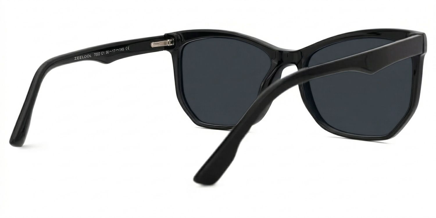 Libby Black Geometric Sunglasses to Frame Your Face | ZEELOOL3
