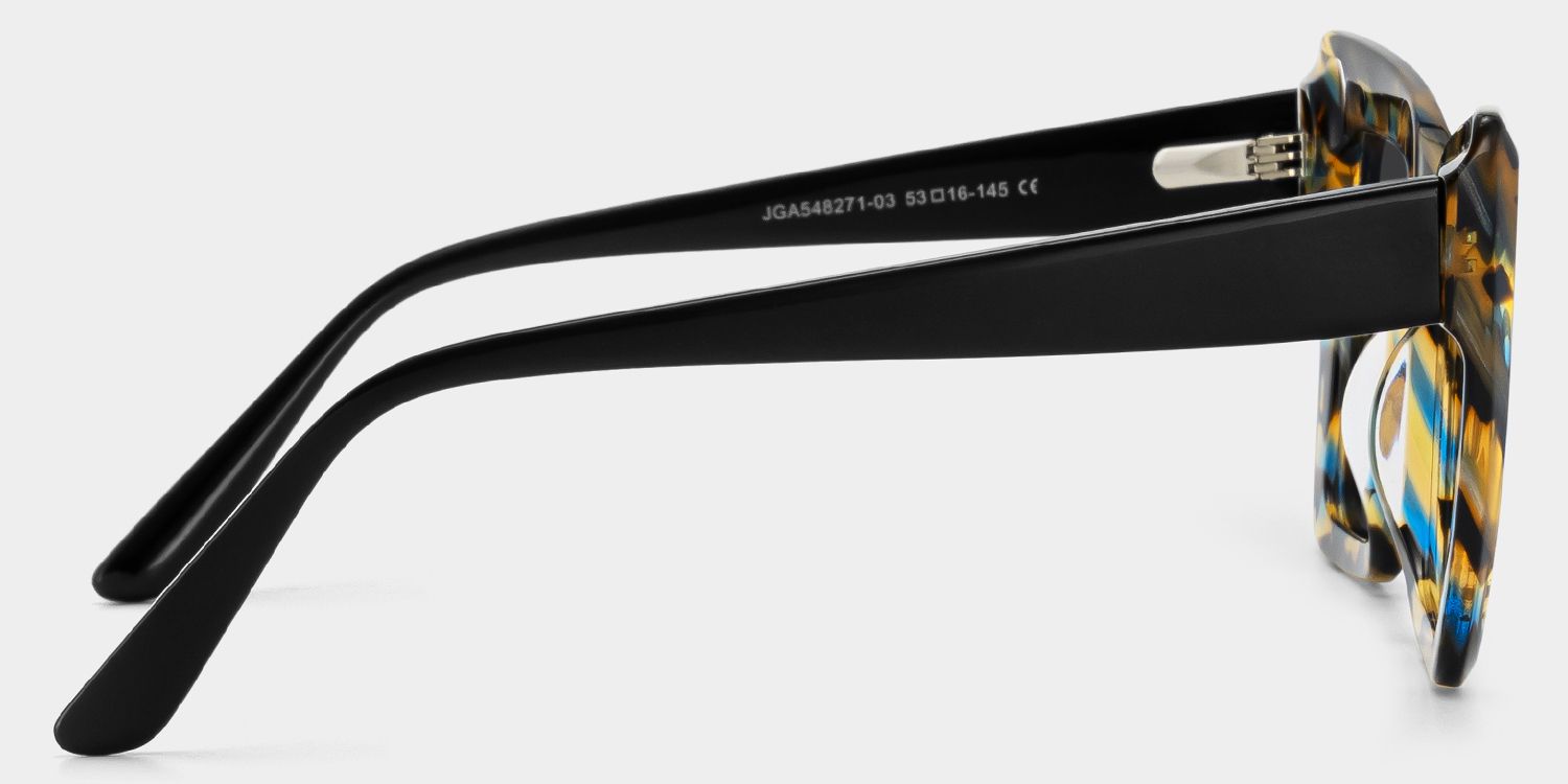 Thiline Acetate Tortoise Square Frame Sunglasses | ZEELOOL3