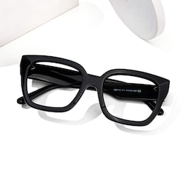 Rainna Square Black Glasses0