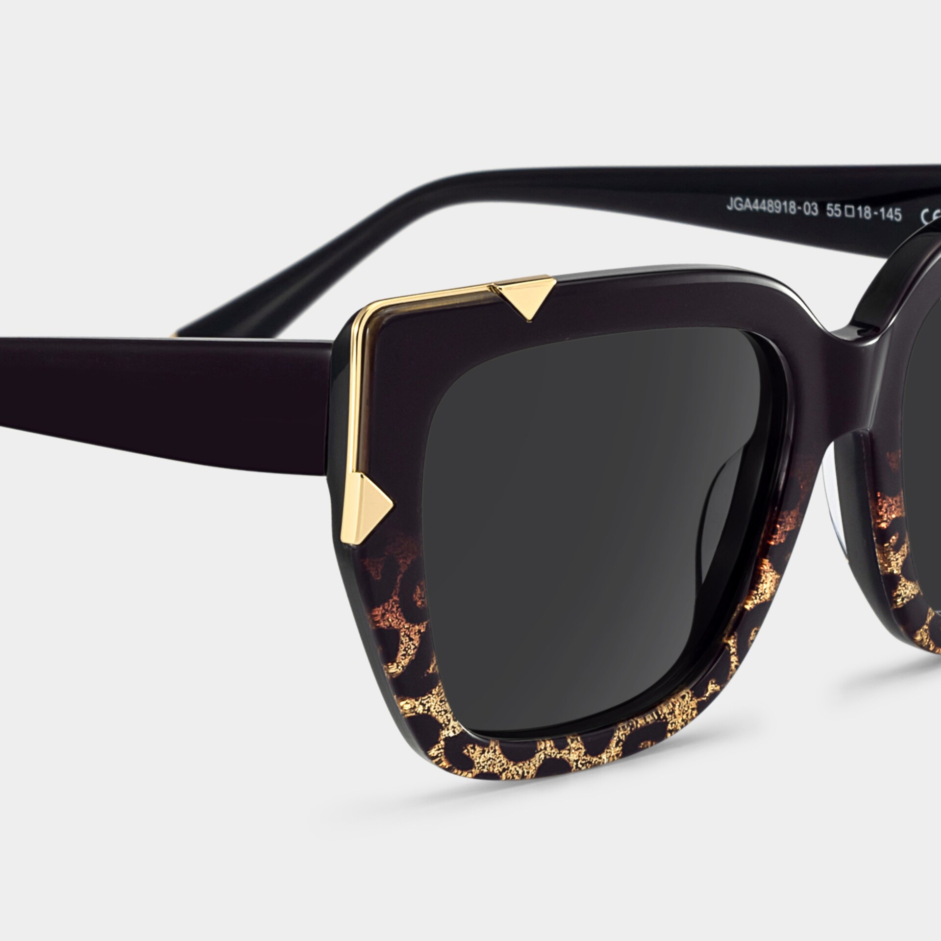 Dax Square black leopard print Frame Eyeglasses for Women| ZEELOOL4