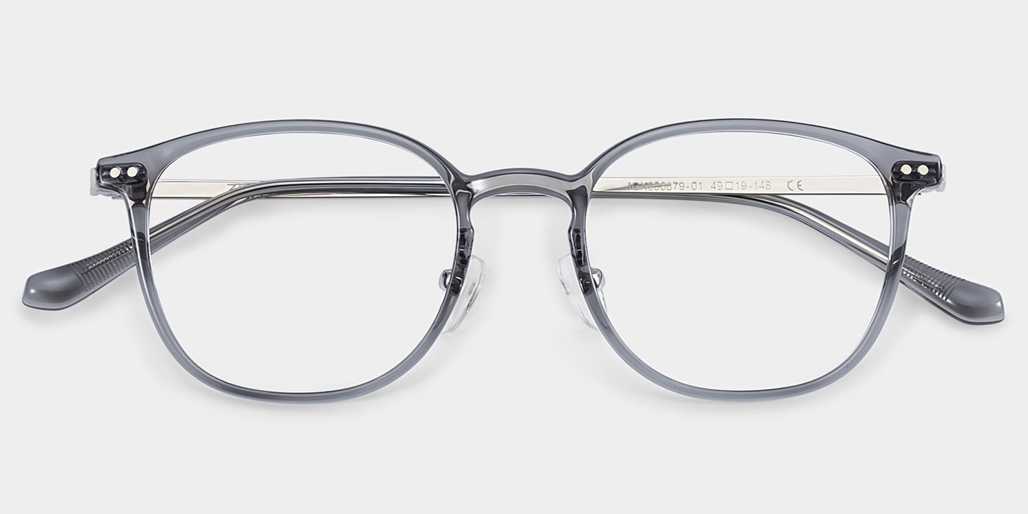 Mira Oval Gray Glasses2