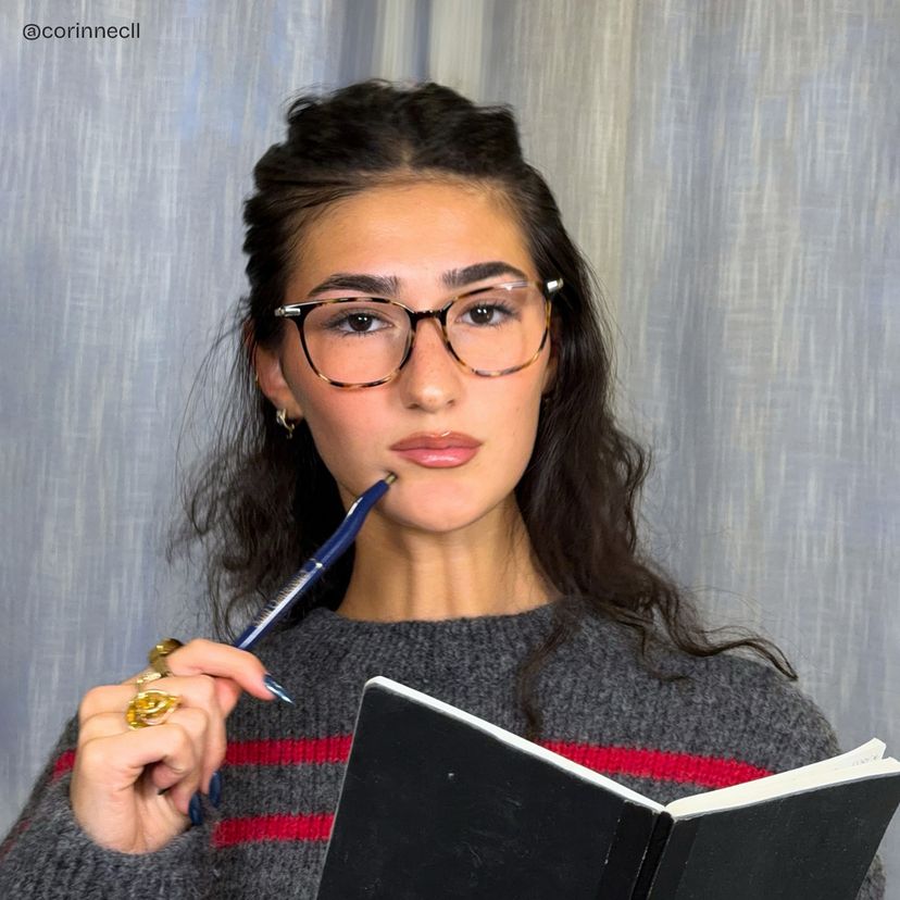 Florence Tortoise Rectangle Glasses