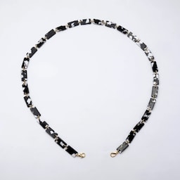 Marble Pattern Rectangle Lump Eyeglasses Chains1