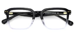 Vickerie Rectangle Black Crystal Glasses2
