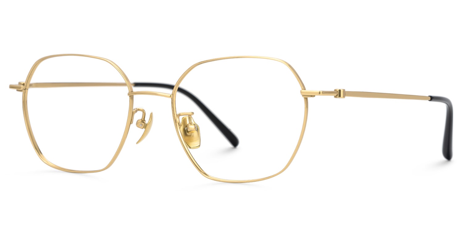 Ardette Geometric Gold Glasses1
