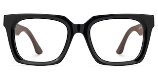 Cabdi Square Black Glasses0