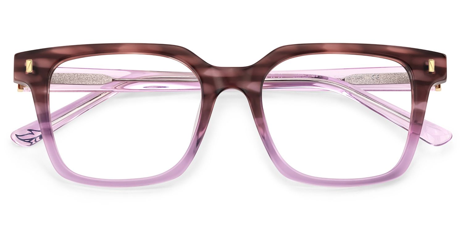Pagel Purple Thin Frame Eyeglasses | Zeelool2