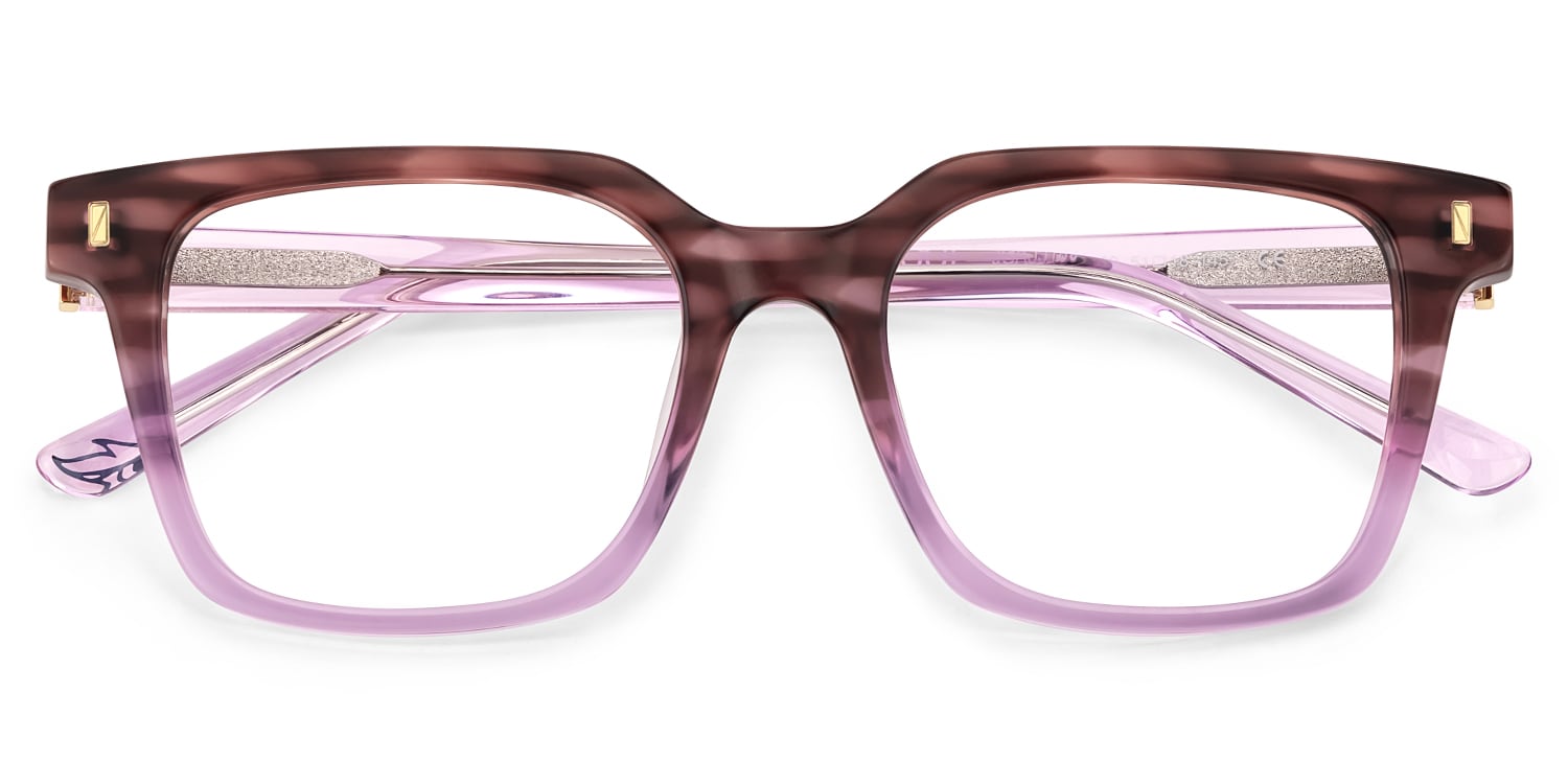 Pagel Square Purple Glasses2