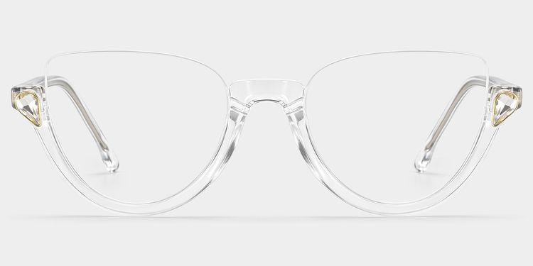 Felicia Cat Eye Clear Glasses