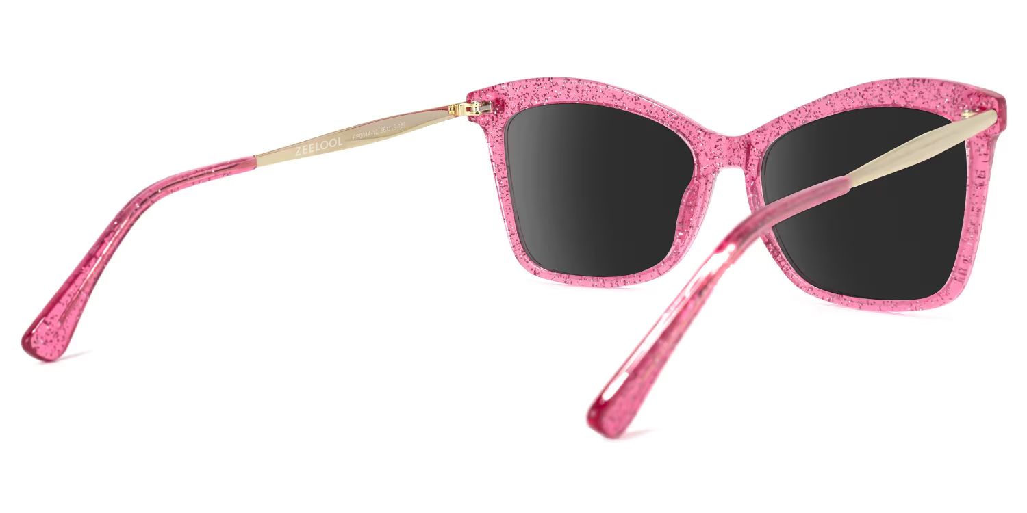 Isaebella Tr90 Bright-Pink Frame Sunglasses | ZEELOOL3