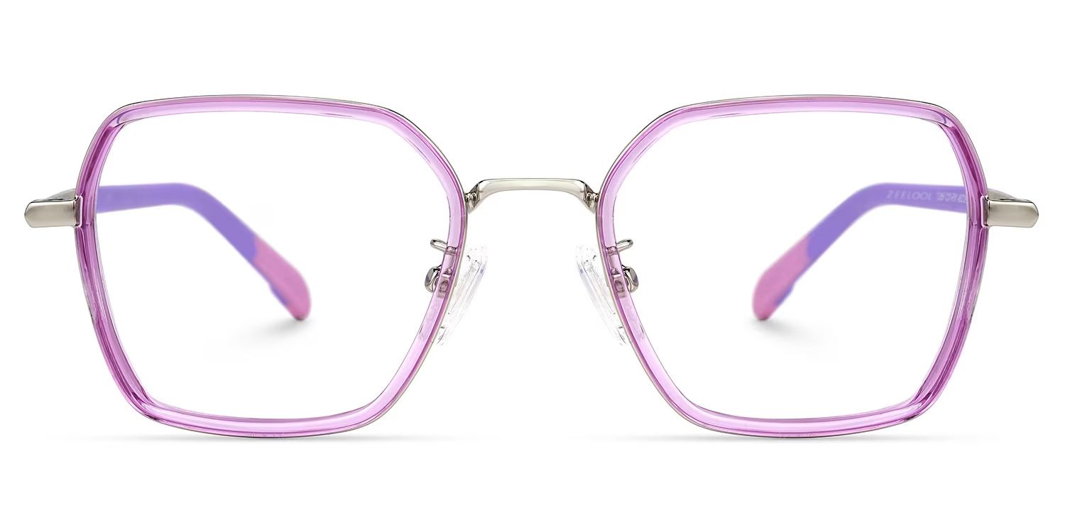 Kid geometric Piglet glasses with cute style -Zeelool1