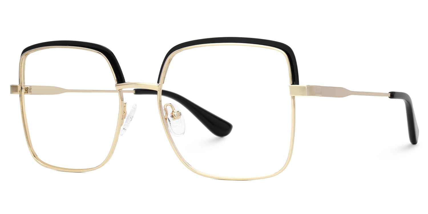Square Metal Frame Glasses- Karan Glasses1