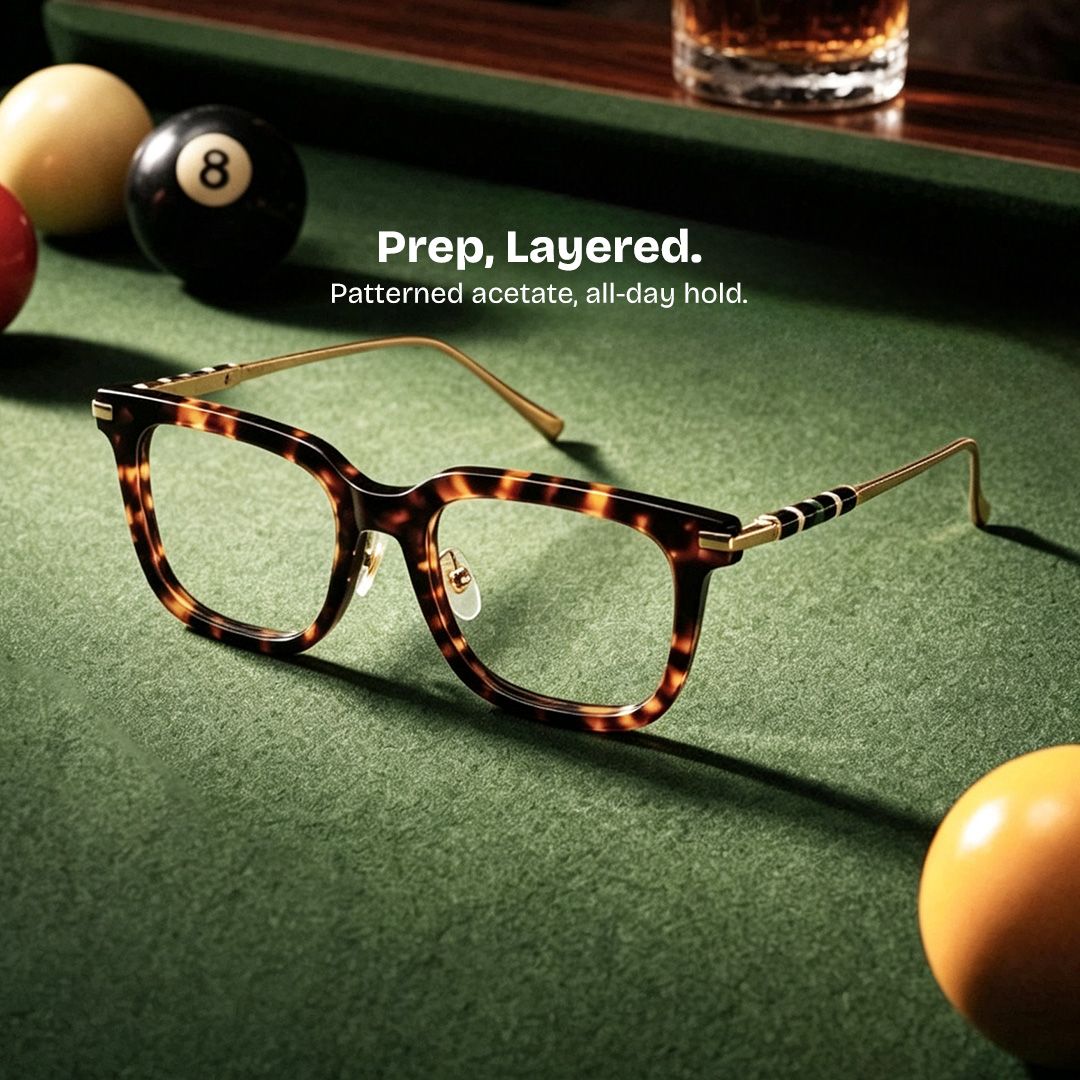 Rayne Square Glasses Eyeglasses in Tortoise Color | ZEELOOL0