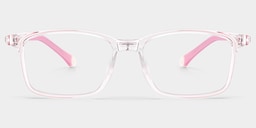 June Rectangle Crystal Pink Glasses0