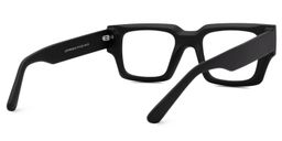 Garza Rectangle Black Glasses3