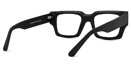 Garza Rectangle Black Glasses3