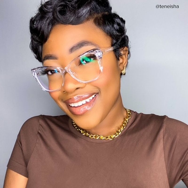 Farris Clear Classy Cat eye Frame Glasses | Zeelool6